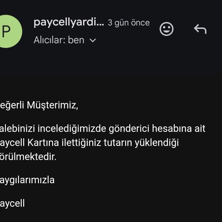 Paycell Kartıma Aktarılamayan Para Ve Yetersiz Müşteri Hizmetleri