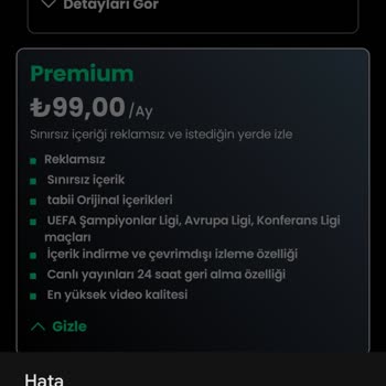 Tabii Premium Üyelik Sorunu: İçeriklere Erişim Sağlanamıyor