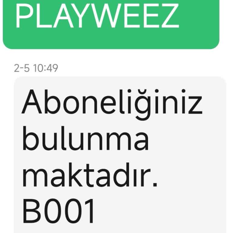 Playwez Abonelik İptali Sorunu Ve Ücret İadesi Talebi