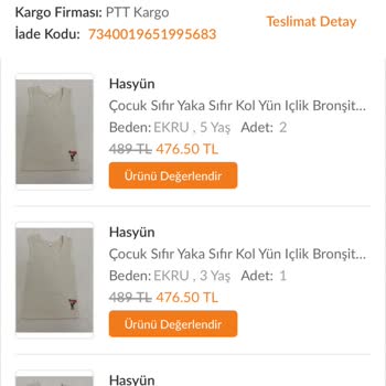 Yanlış Beden Gönderimi Ve İade Sorunu