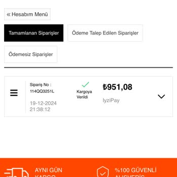 İlkim Bebe Kargo Bilgisi Olmadan Bekleyen Puset Örtüsü Siparişi