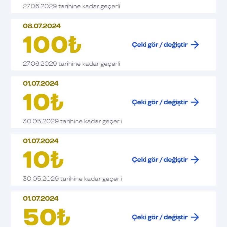 Bakiyelerin Hediye Çekine Dönüşümünde Yaşanan Sorunlar