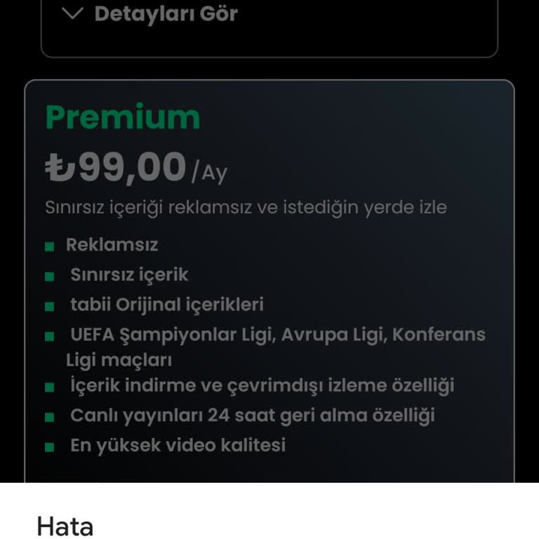 Üyelik Satın Alındı Ama Abonelik Aktif Değil