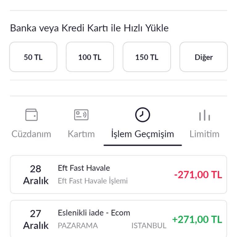 Pazarama Cüzdan İadesi Ve Müşteri Hizmetleri Sorunu
