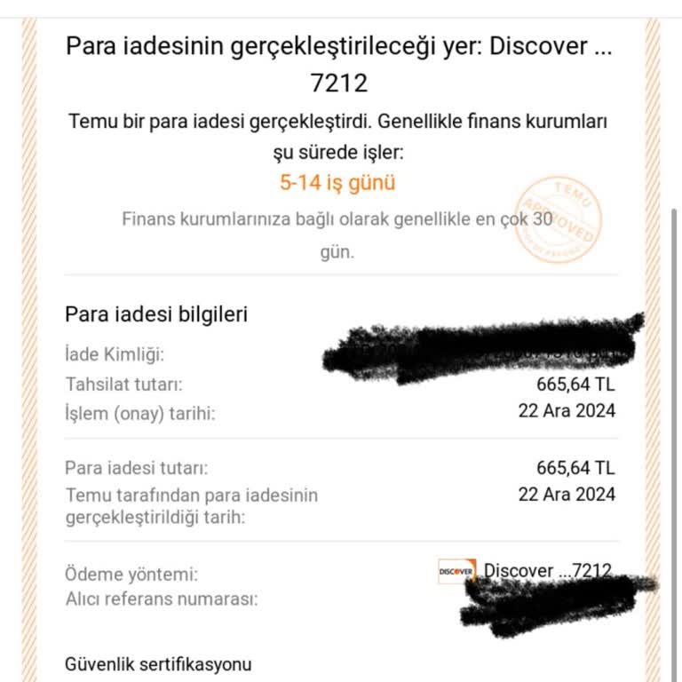 Para İadesi Beklerken Mağduriyet Yaşıyorum