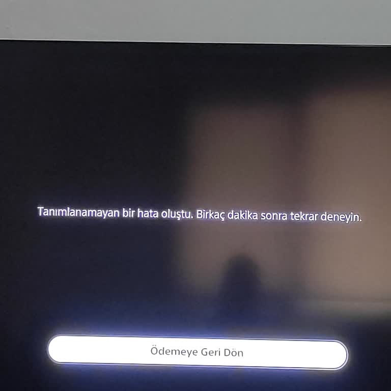 Tanımlanamayan Hata Ve Destek Eksikliği