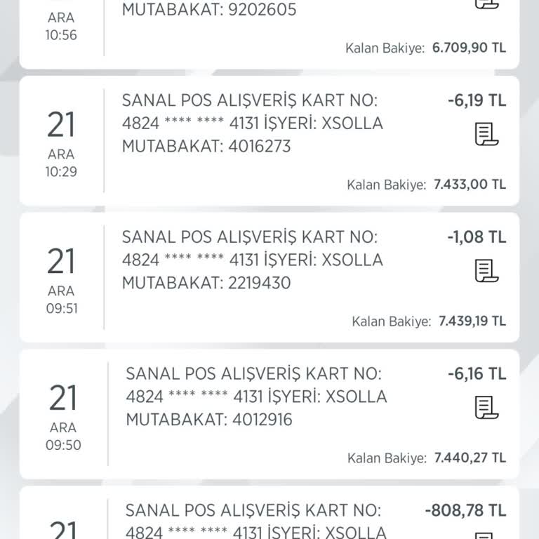 Yetkisiz Kart Çekimleri Ve İade Talebi