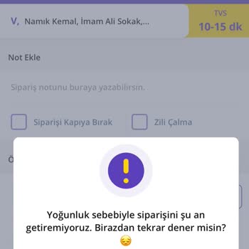 Getir'de Kupon Ve Kampanya Hayal Kırıklığı