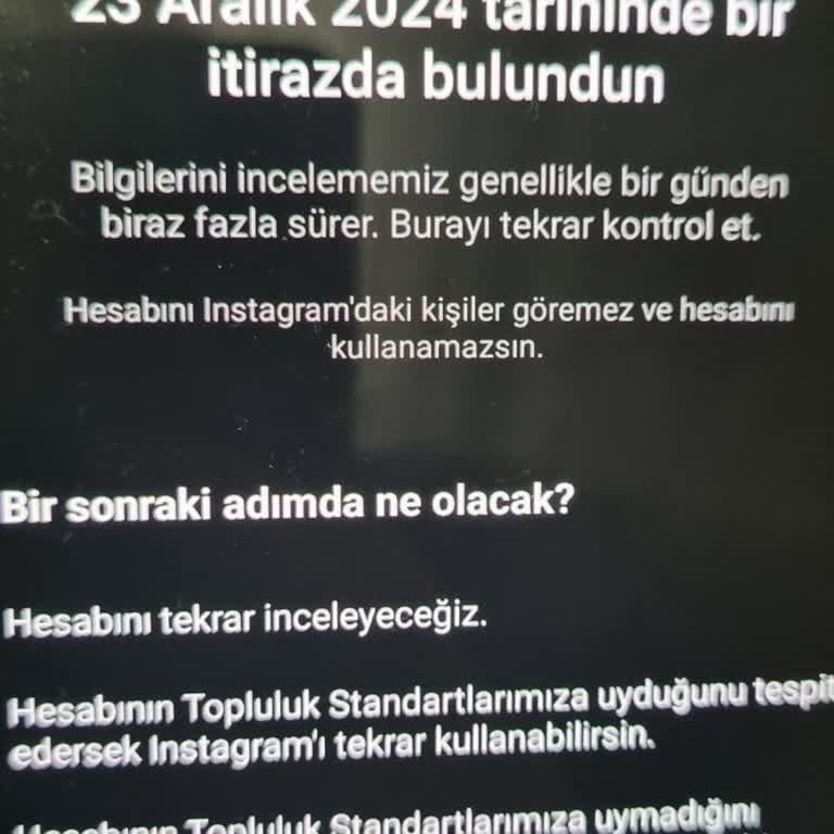 Instagram Hesabım Haksız Yere Askıya Alındı: Çözüm Bekliyorum