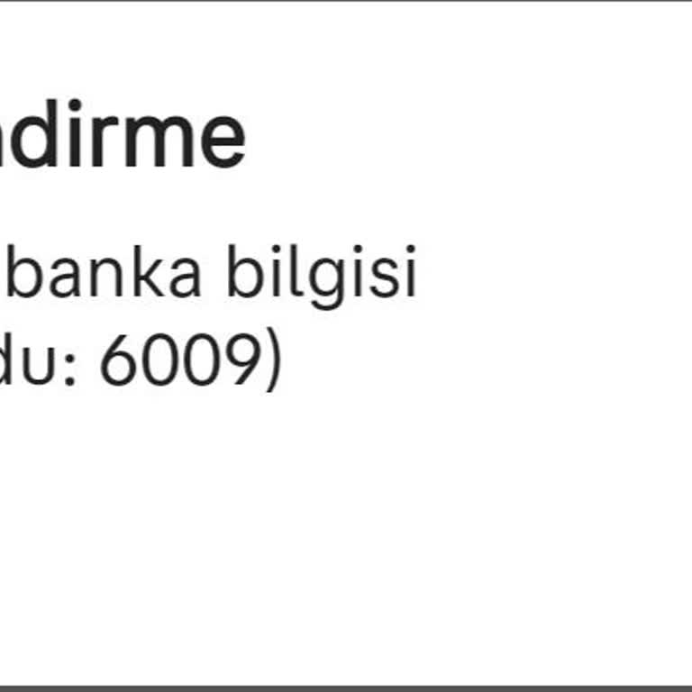 Papara IBAN Kabul Sorunu