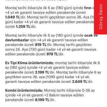 Ek Garanti Fiyatındaki Aşırı Artışa Tepki