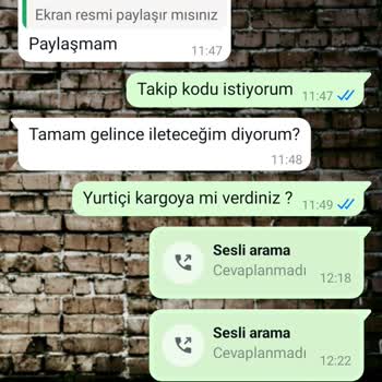 Satın Alınan Ürün Teslim Edilmedi
