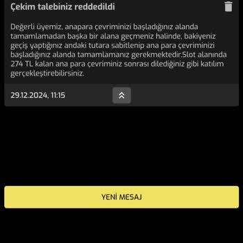 Casino Dior'da Haksız Bakiye Silinmesi