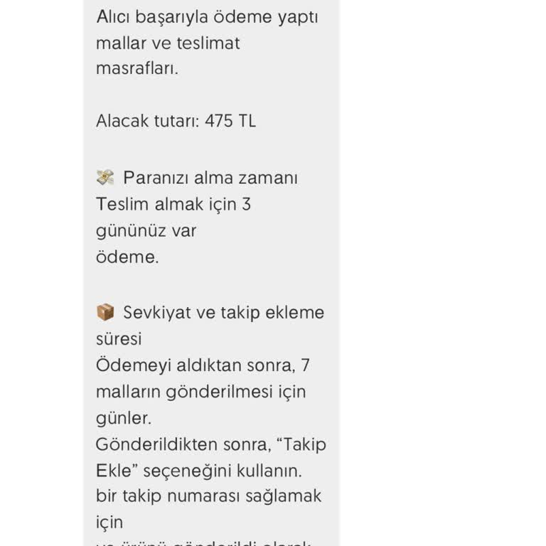 Satış Onayı Mesajı Ve Şikayet Sistemi Arızası