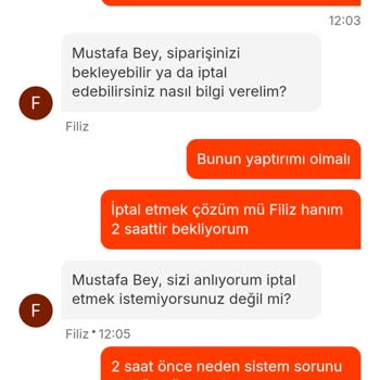 Geç İptal Edilen Sipariş Ve Yetersiz Müşteri Hizmeti