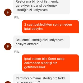 Geç İptal Edilen Sipariş Ve Yetersiz Müşteri Hizmeti
