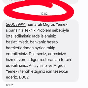 Geç İptal Edilen Sipariş Ve Yetersiz Müşteri Hizmeti