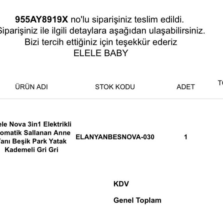 Otomatik Beşik Sallanma Sorunu