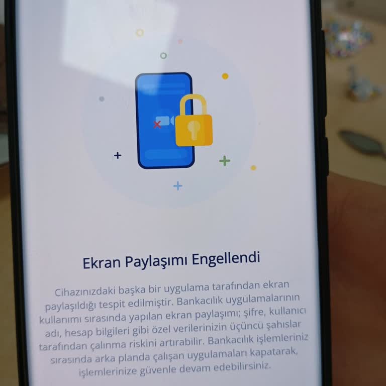 Denizbank Mobil Uygulamasında Ekran Paylaşımı Sorunu