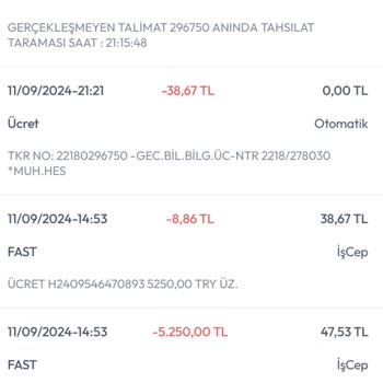 Geç Bilgilendirme Ücreti Şoku