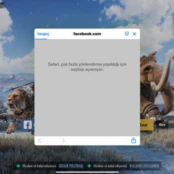PUBG Mobile Safari Yönlendirme Sorunu