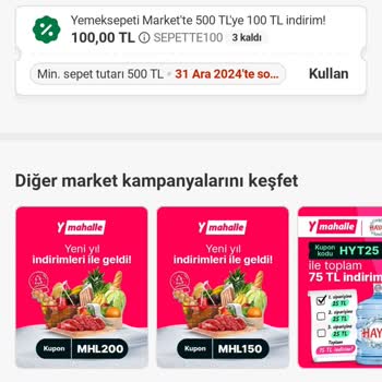 Yemeksepeti Mahalle: Eksik Ve Farklı Ürün Teslimatı