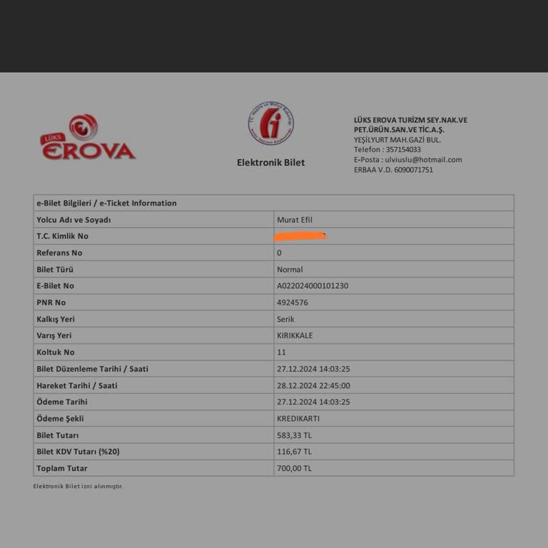 Otobüs Seferi Hakkında Bilgi Eksikliği Ve Müşteri Mağduriyeti