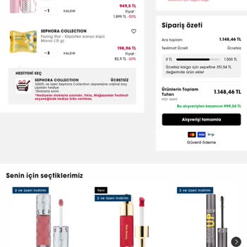 Sephora Promosyon Kodları Çalışmıyor
