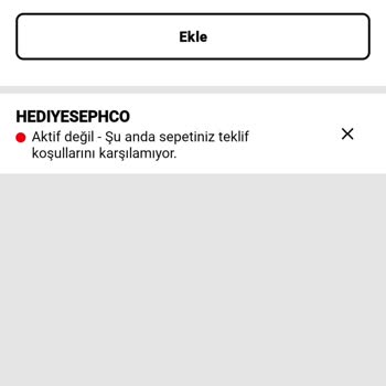 Sephora Promosyon Kodları Çalışmıyor