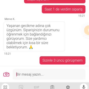 Yemek Siparişim 2.5 Saatte Gelmedi: Müşteri Hizmetleri Yetersizliği