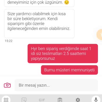 Yemek Siparişim 2.5 Saatte Gelmedi: Müşteri Hizmetleri Yetersizliği