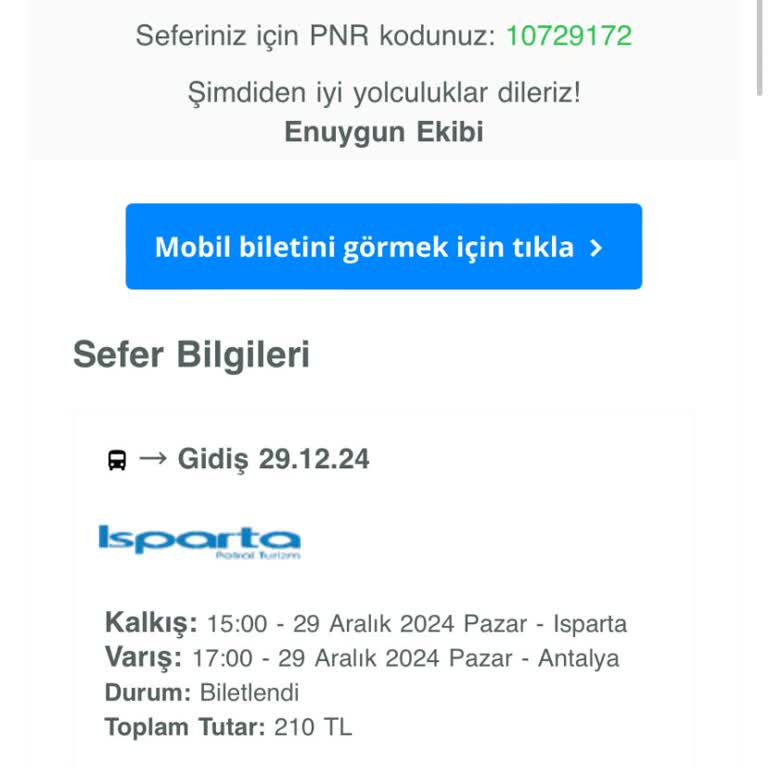 Isparta Petrol Turizm İle Sürekli Gecikme Sorunu