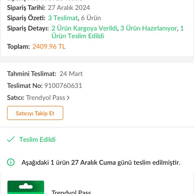Trendyol Pass Ücreti Ve İptal Sorunu!