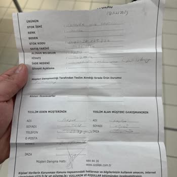 Özdilek'te Hayal Kırıklığı: Kalitesiz Ürün Ve İlgisiz Hizmet