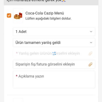Yanlış Sipariş Teslimatı Ve Yetersiz Müşteri Hizmeti