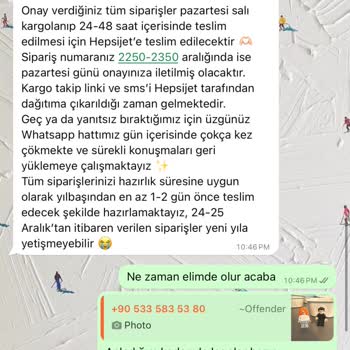 Yılbaşı İçin Sipariş Verilen Tablo Teslim Edilmiyor