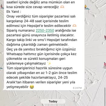 Yılbaşı İçin Sipariş Verilen Tablo Teslim Edilmiyor
