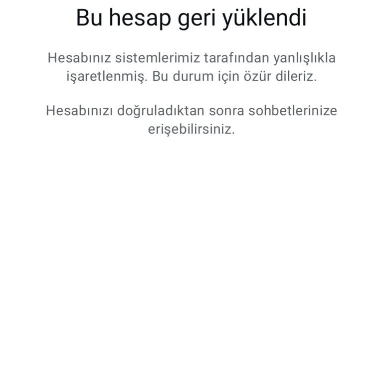 WhatsApp Numarası Doğrulanmıyor, İletişimlerim Kayboldu