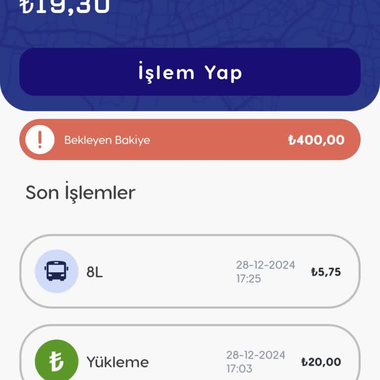 Yüklenmeyen Bakiye Sorunu