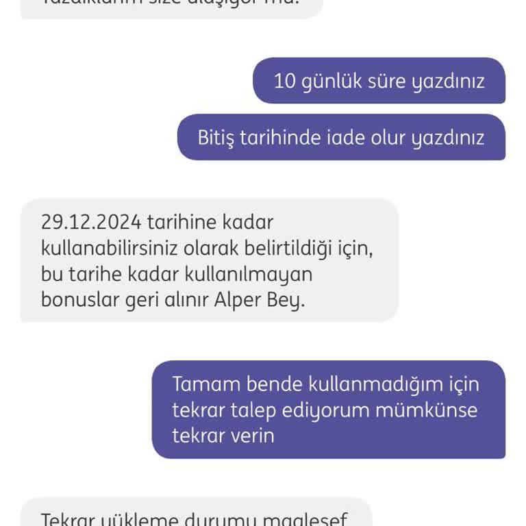 ING Bank Bonus Kart Puanı Son Gün Sorunu