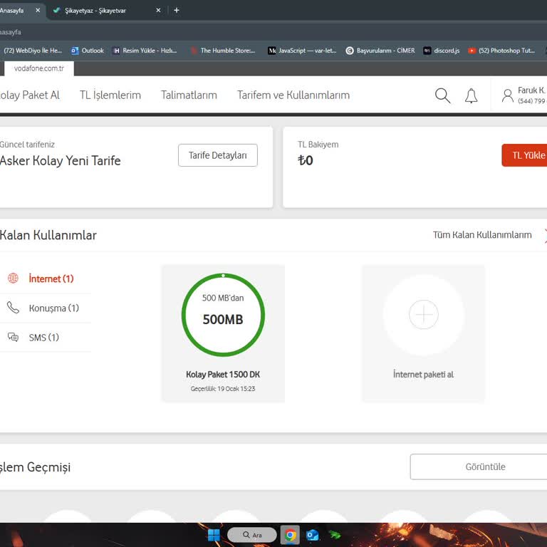Vodafone Hat Taşıma Sürecinde Yaşanan Sorunlar
