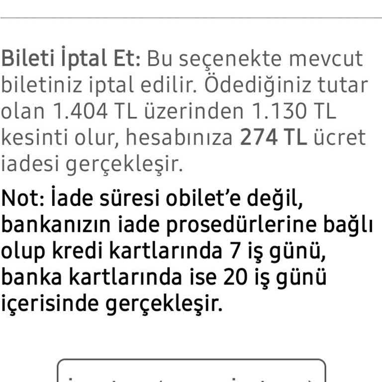 Yüksek İptal Kesintisi: 27 Gün Öncesinden Yapılan İptalde Büyük Kayıp