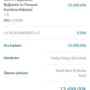 Hoover Kurutma Makinesi Siparişim Neden Hâlâ Gelmedi?