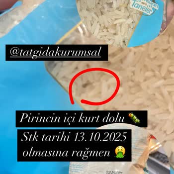 Kurtlu Pirinçler: Tat Markası Sağlık Riski Yaratıyor