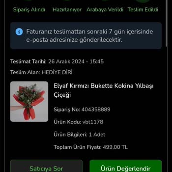 Çiçek Sepeti'nden Gelen Çiçekler Hayal Kırıklığı Yarattı