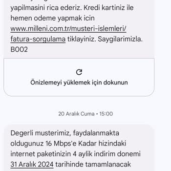 Kullanılmayan İnternet İçin Fatura Şoku Ve Müşteri Hizmetleri İlgisizliği