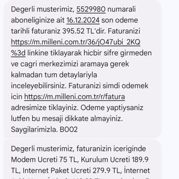 Kullanılmayan İnternet İçin Fatura Şoku Ve Müşteri Hizmetleri İlgisizliği
