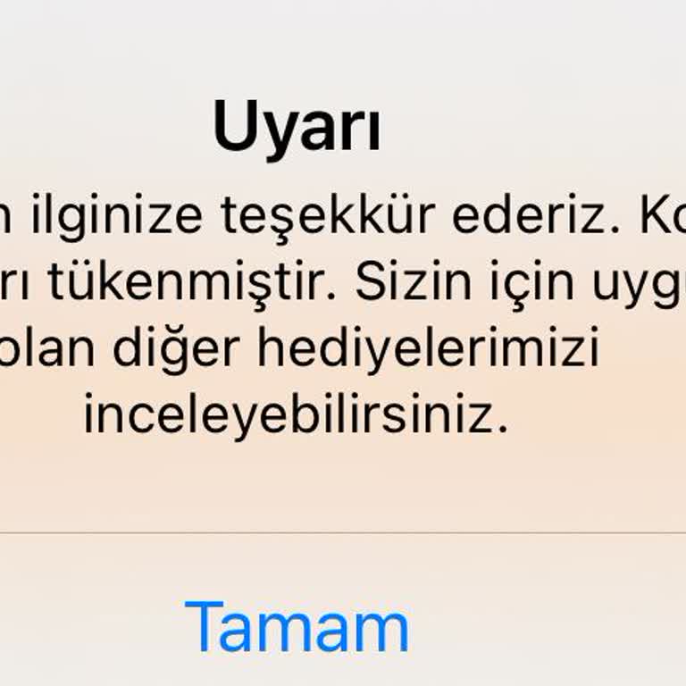 Avrasya Tüneli Hediye Çeki Sorunu