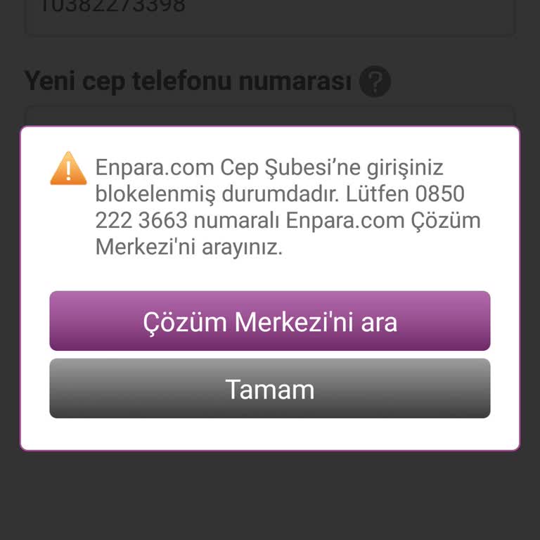 Enpara Hesabım Bloke Edildi Çözüm Yok