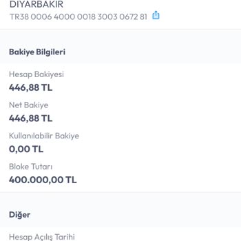 Hesabımda Beklenmedik Bloke Sorunu